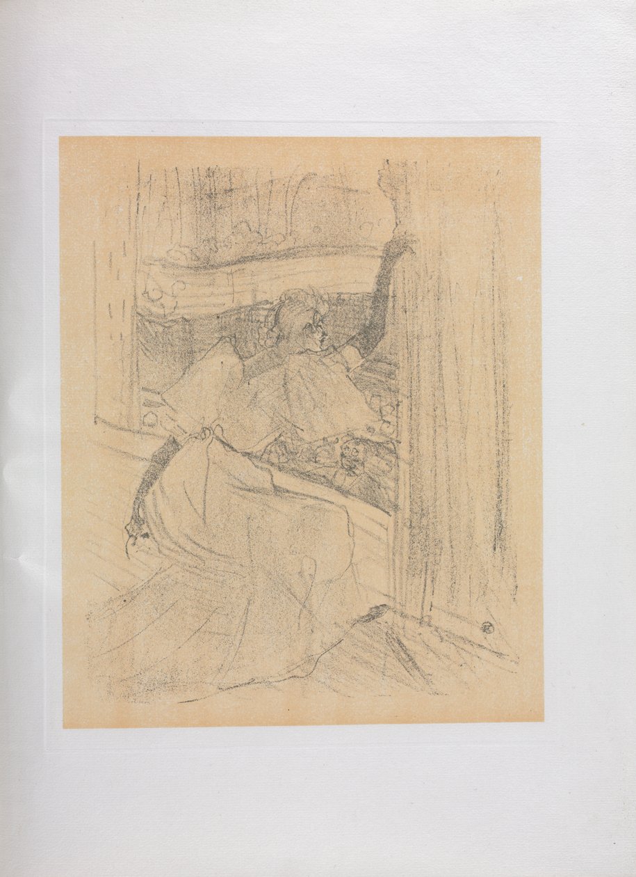 Série Yvette Guilbert-Inglês: Saudando o Público de Henri de Toulouse Lautrec
