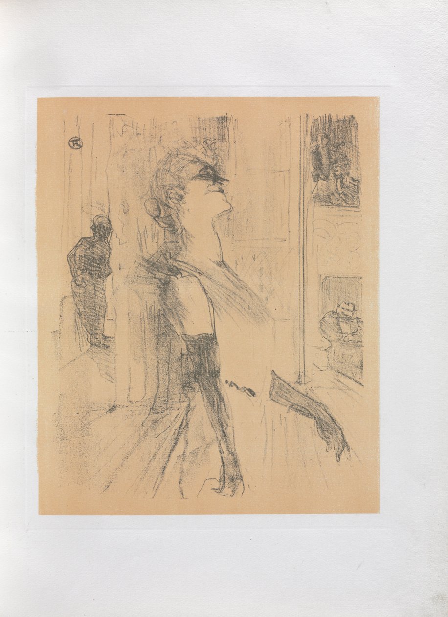 Série Yvette Guilbert-Inglês: No Palco de Henri de Toulouse Lautrec