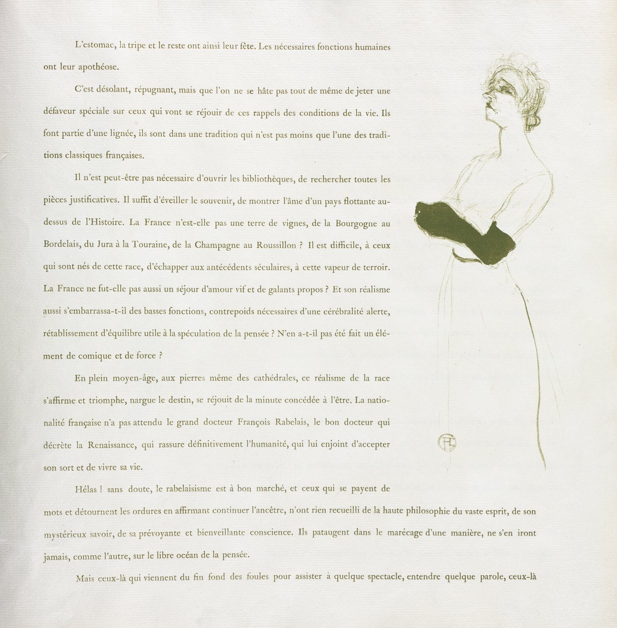 Série Yvette Guilbert-French: No. 10 de Henri de Toulouse Lautrec