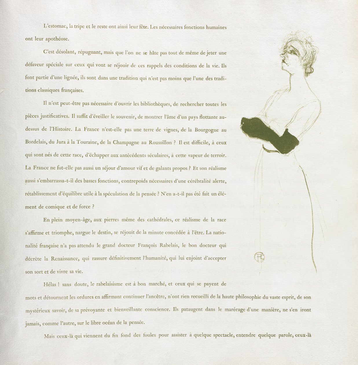 Yvette Guilbert-French Series: No. 10, 1894. de Henri de Toulouse Lautrec