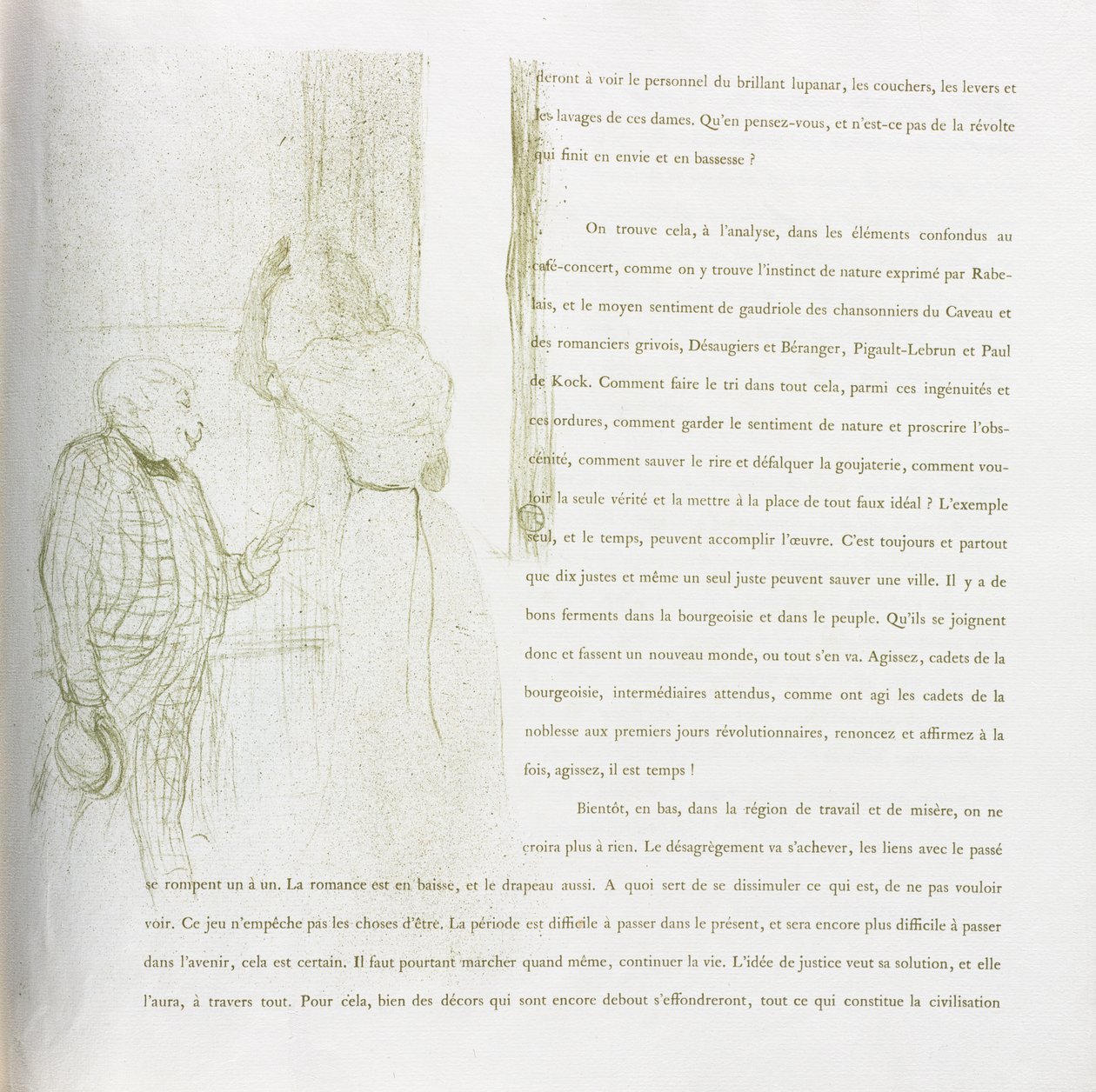 Série Yvette Guilbert-French: No. 15 de Henri de Toulouse Lautrec