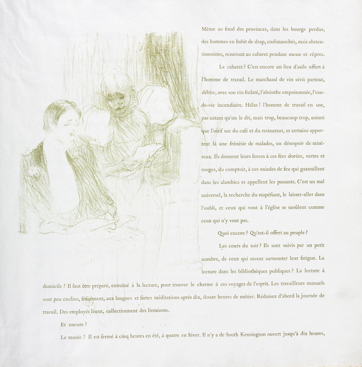 Yvette Guilbert-French Series: No. 8, 1894. de Henri de Toulouse Lautrec