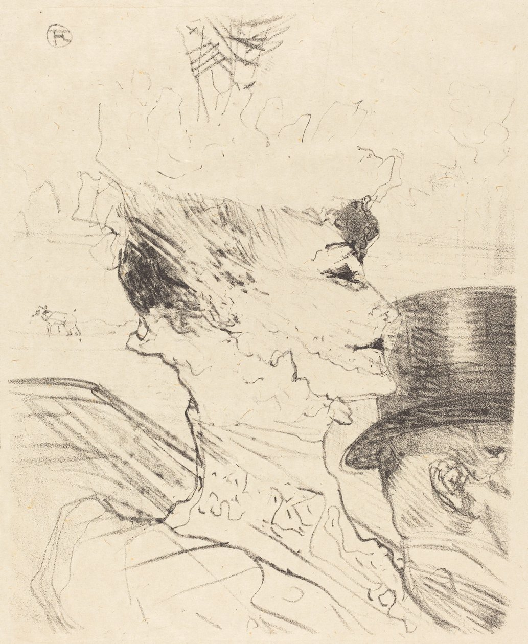 Yvette Guilbert? de Henri de Toulouse Lautrec
