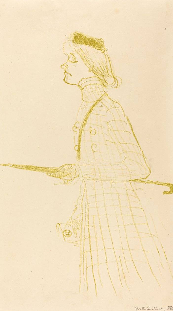 Yvette Guilbert de Henri de Toulouse Lautrec