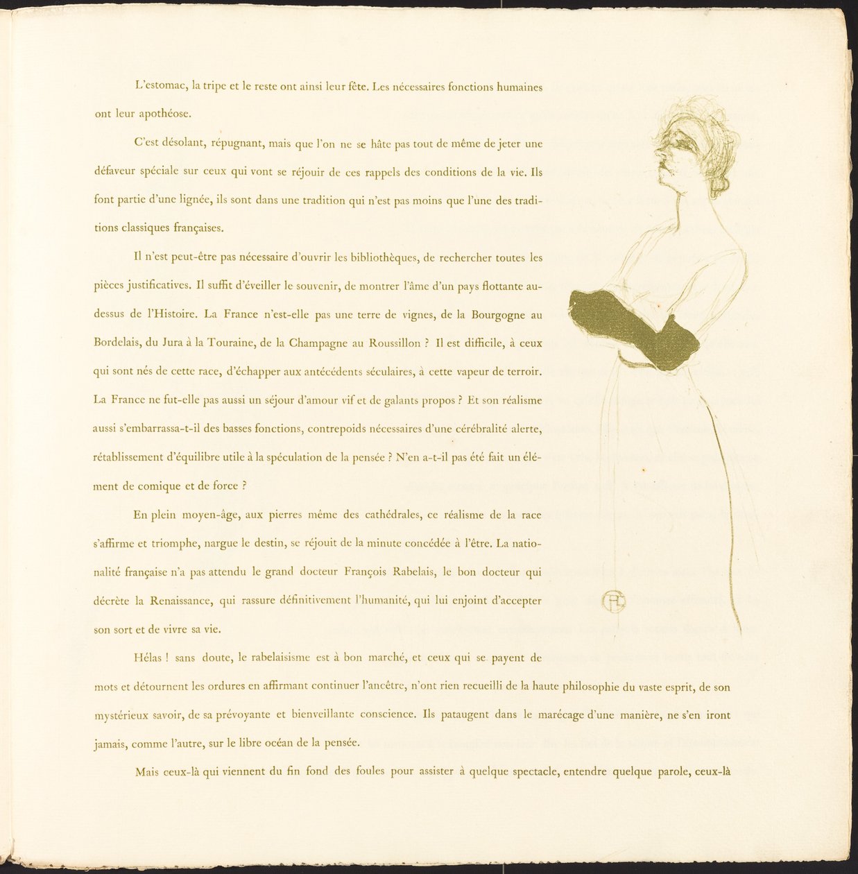 Yvette Guilbert de Henri de Toulouse Lautrec