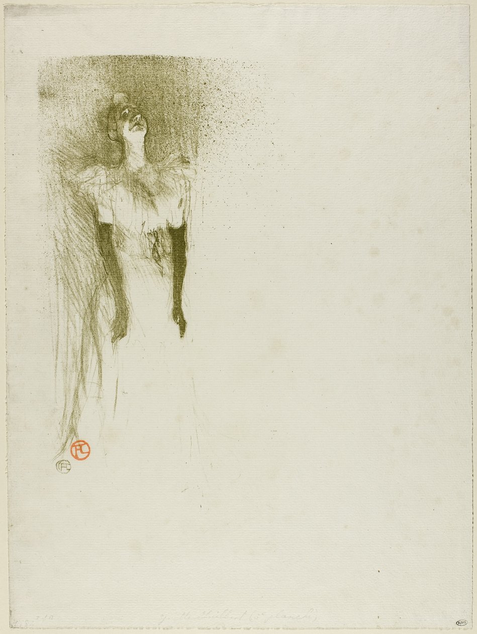 Yvette Guilbert de Henri de Toulouse Lautrec