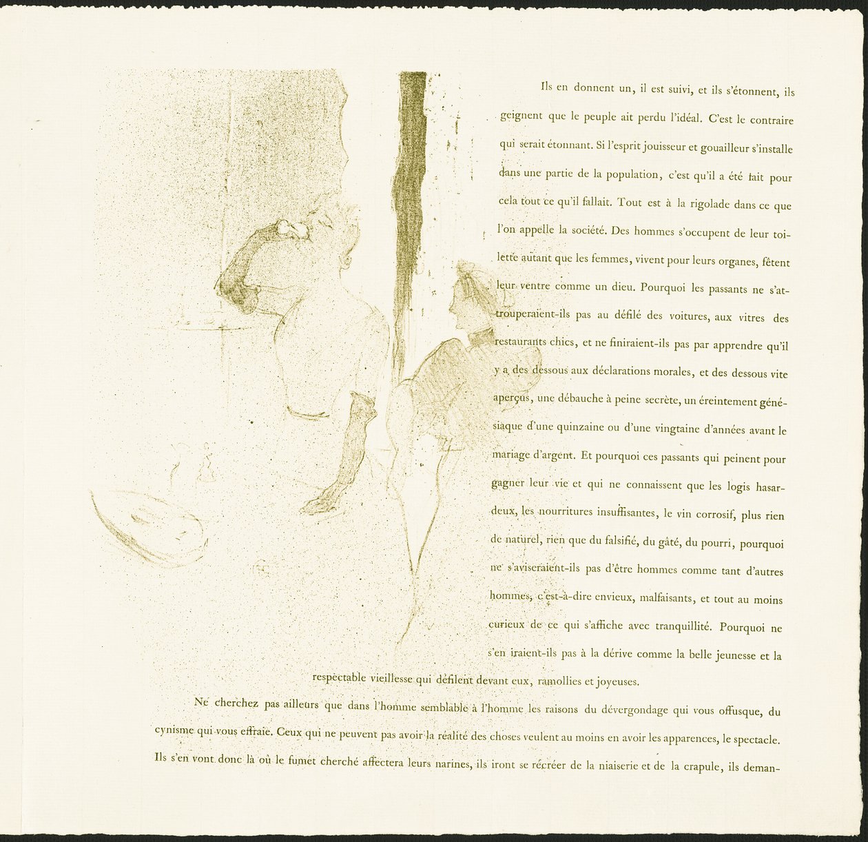 Yvette Guilbert de Henri de Toulouse Lautrec