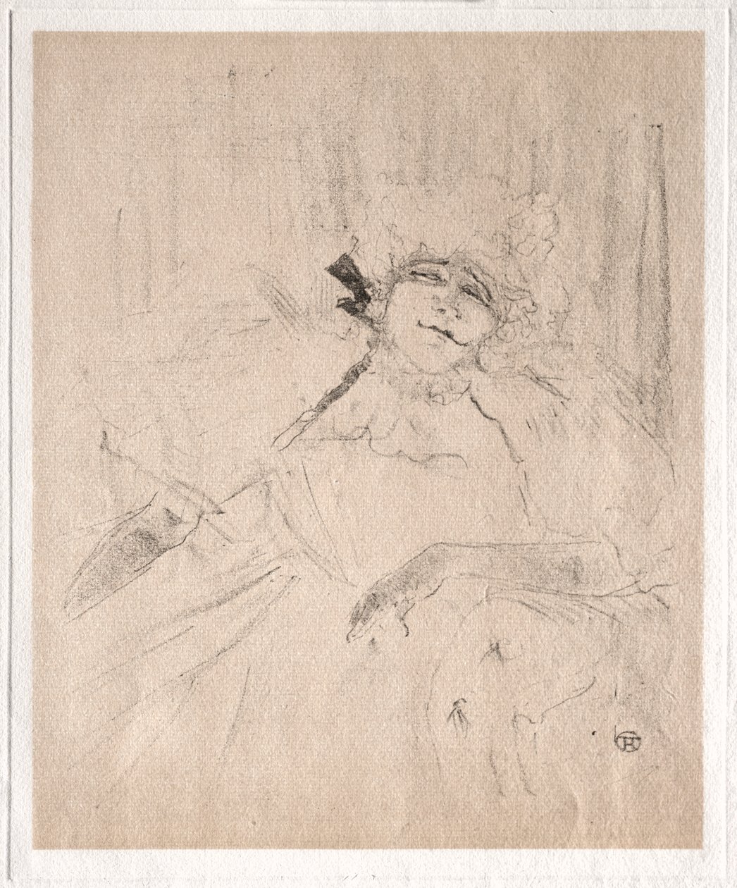 Yvette Guilbert: Canção Antiga de Henri de Toulouse Lautrec