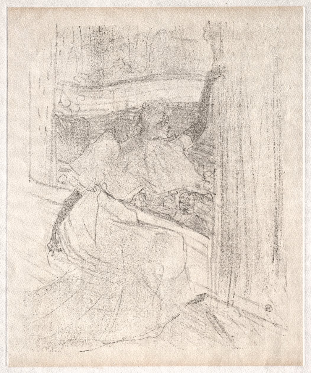 Yvette Guilbert: Saudação ao público, 1898. de Henri de Toulouse Lautrec