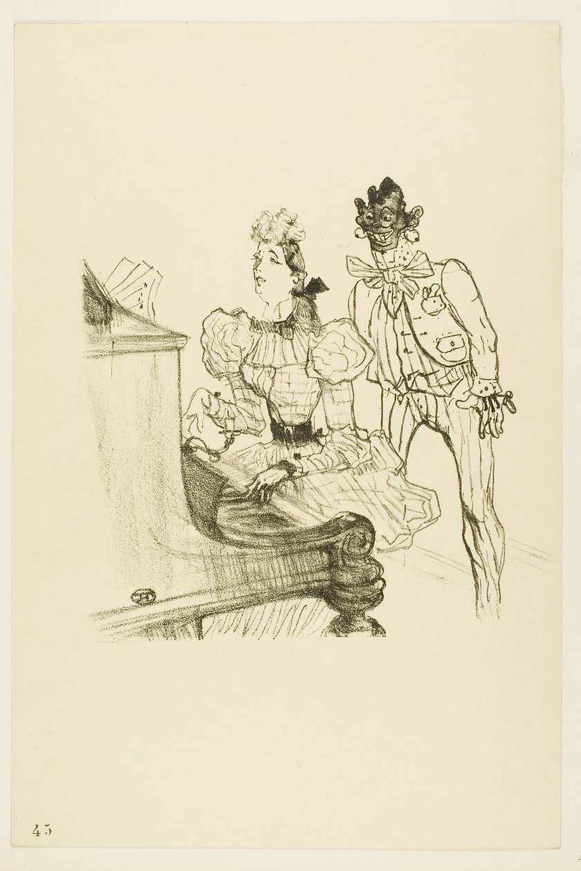 Zamboula-Polka de Henri de Toulouse Lautrec