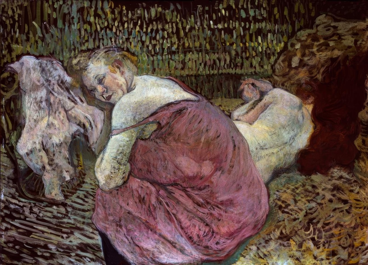 Duas namoradas de Henri de Toulouse Lautrec