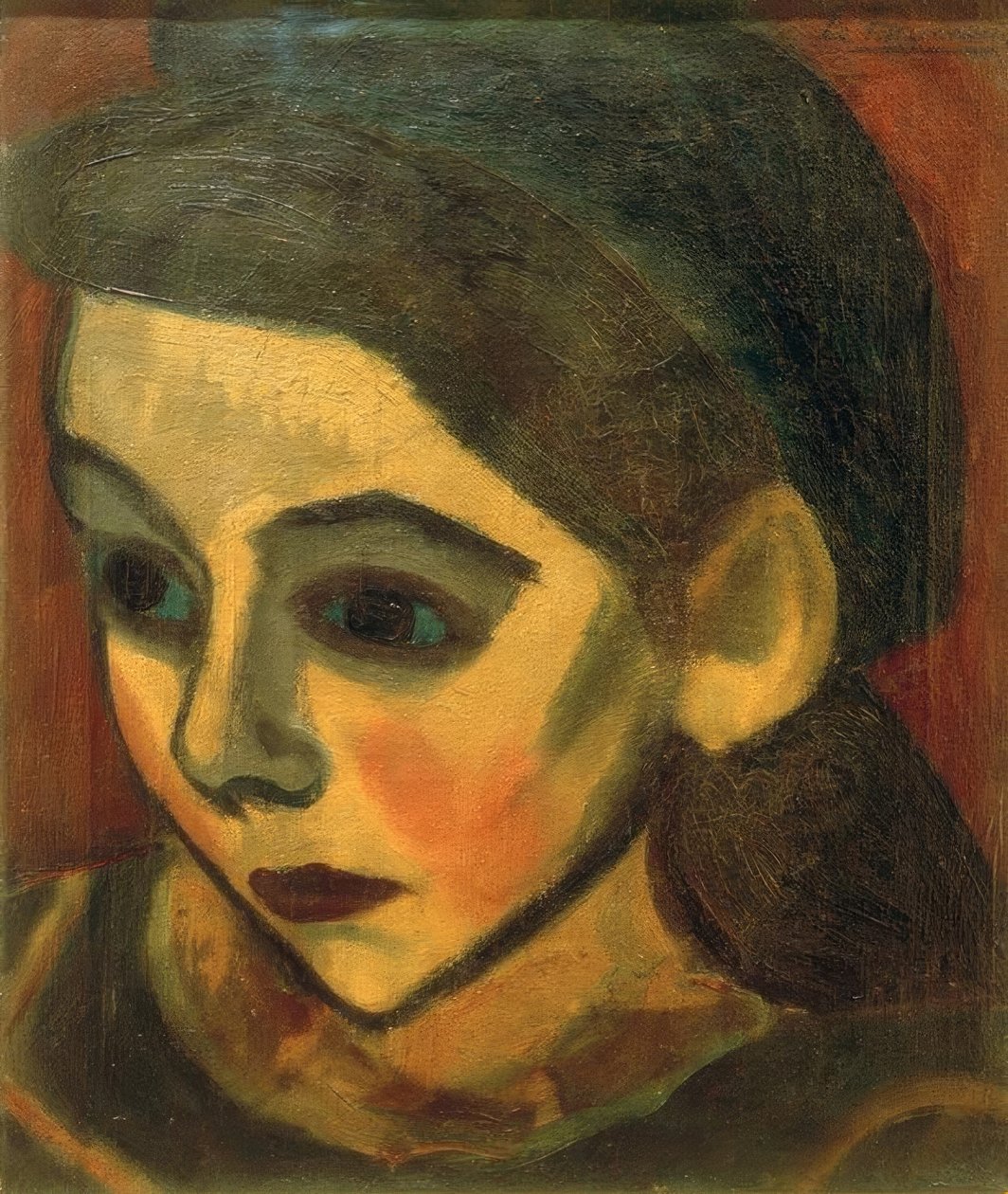 Garota bretão de Henri Victor Gabriel Le Fauconnier