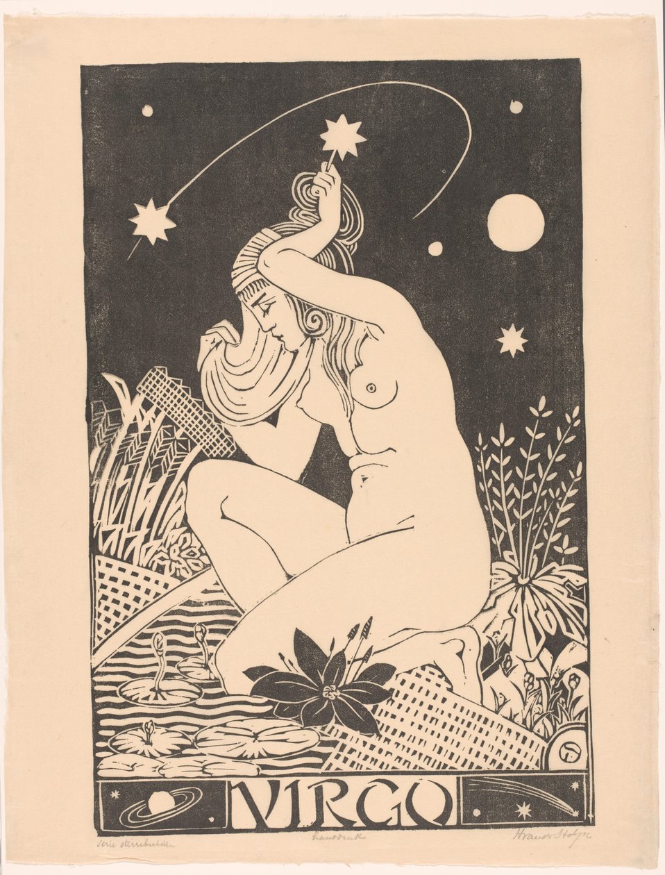 Constellation virgo
Virgo (título sobre o objecto) de Henri van der Stok (signed by artist)
