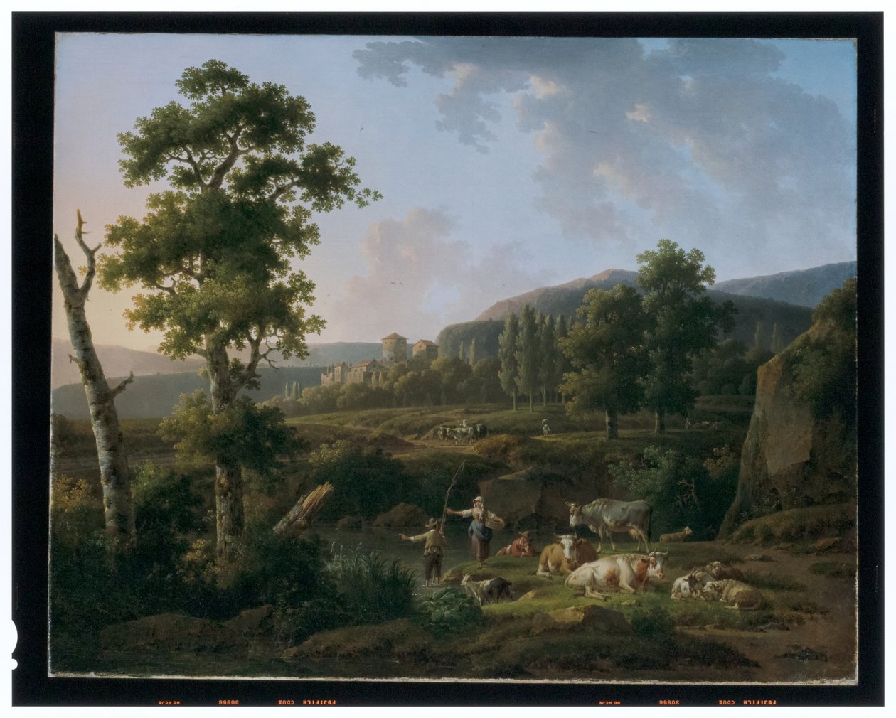 Um par de paisagens de Henricus Josephus Antoniessen
