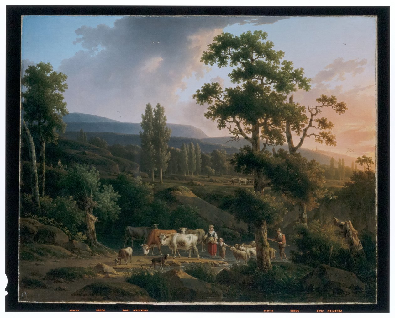 Um par de paisagens de Henricus Josephus Antoniessen