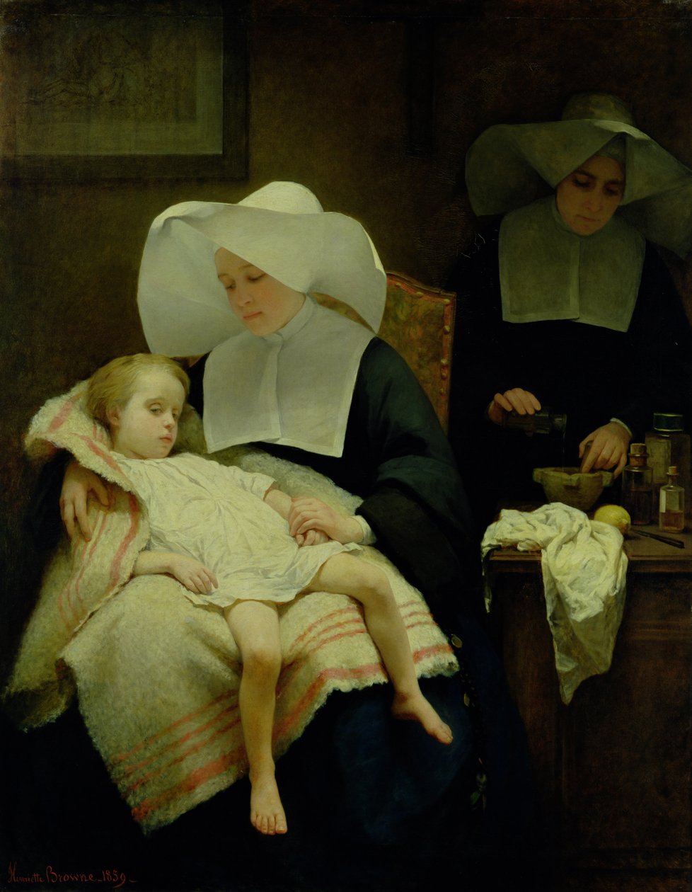 As Irmãs da Misericórdia, 1859 de Henriette Browne