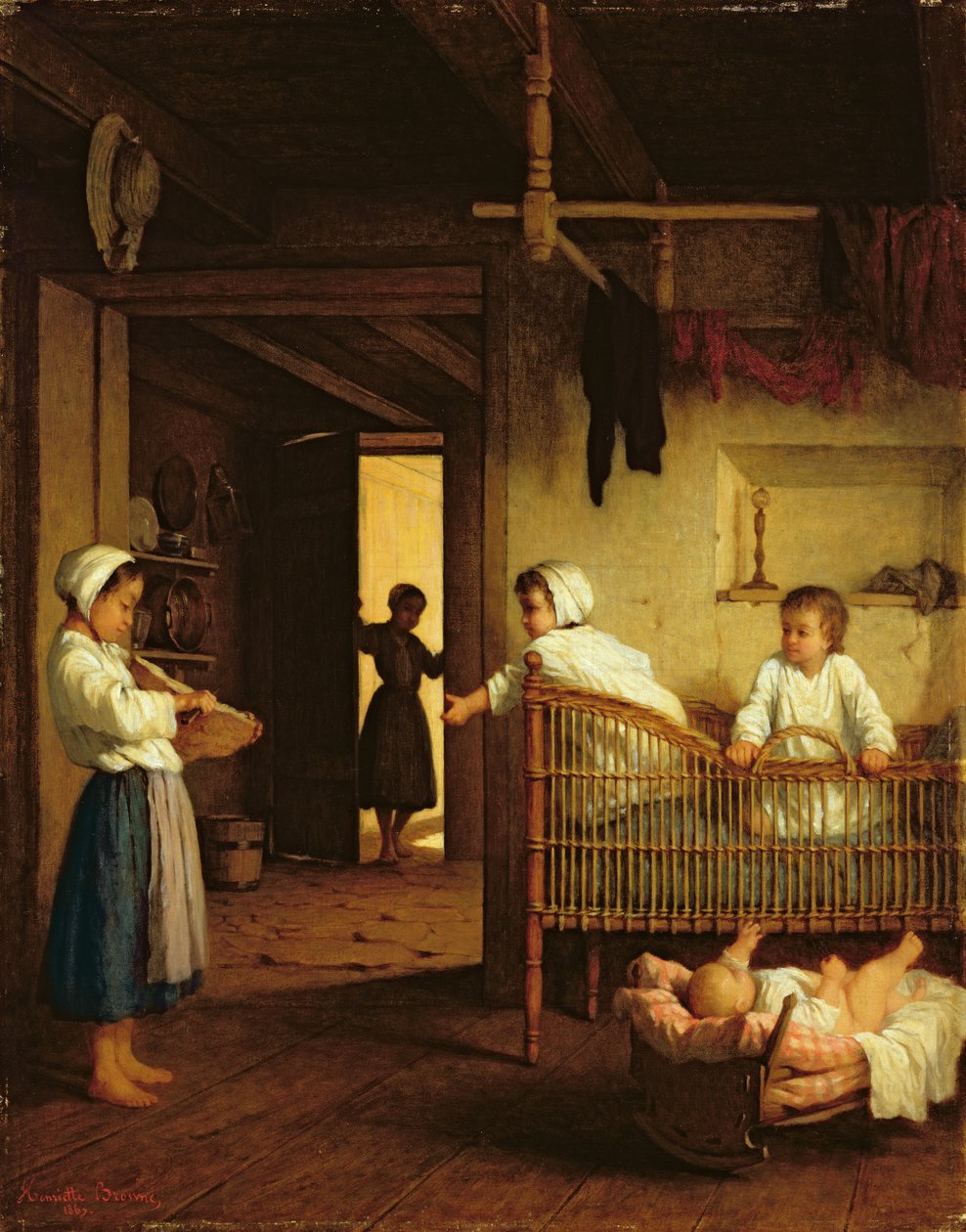 Educação, 1867 de Henriette Browne