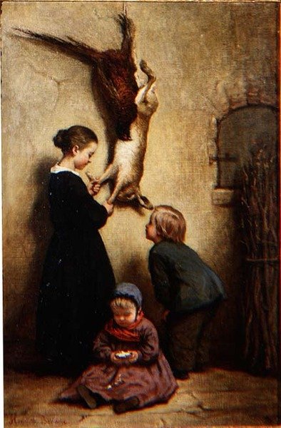 Fresh Game (óleo sobre tela) de Henriette Browne