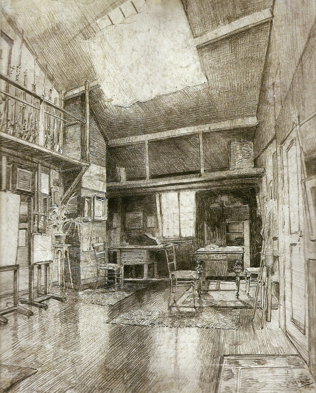 Oficina de artistas em Boitsfort de Henrique Alvim Correa