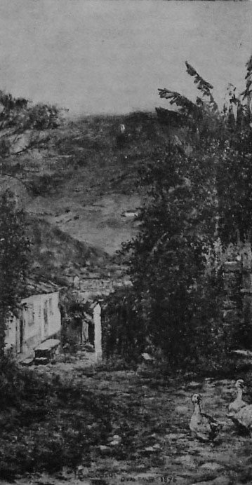 Paisagem de Ouro PretonEnglish: Landscape of Ouro Preton de Henrique Bernardelli