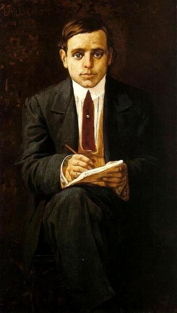 Retrato do caricaturista Emilio Cardoso Ayresn de Henrique Bernardelli