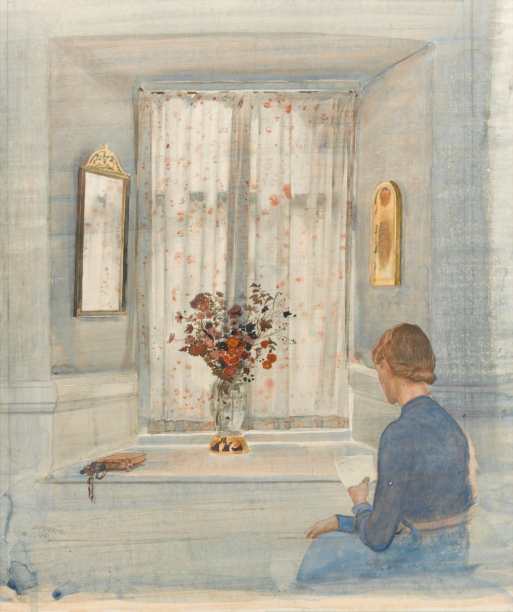 O Leitor de Cartas, 1935 de Henry A. Payne