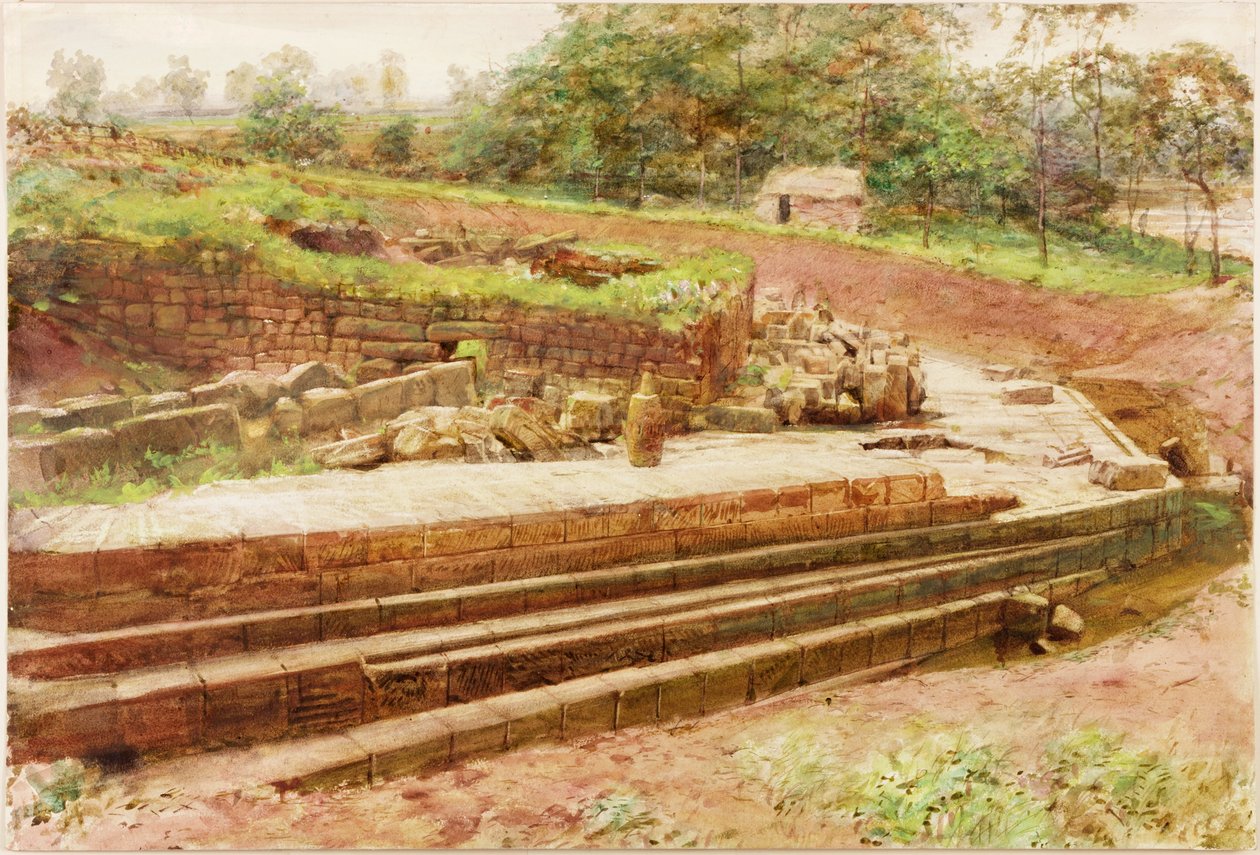 North Tyne (bodycolour) de Henry Burdon Richardson