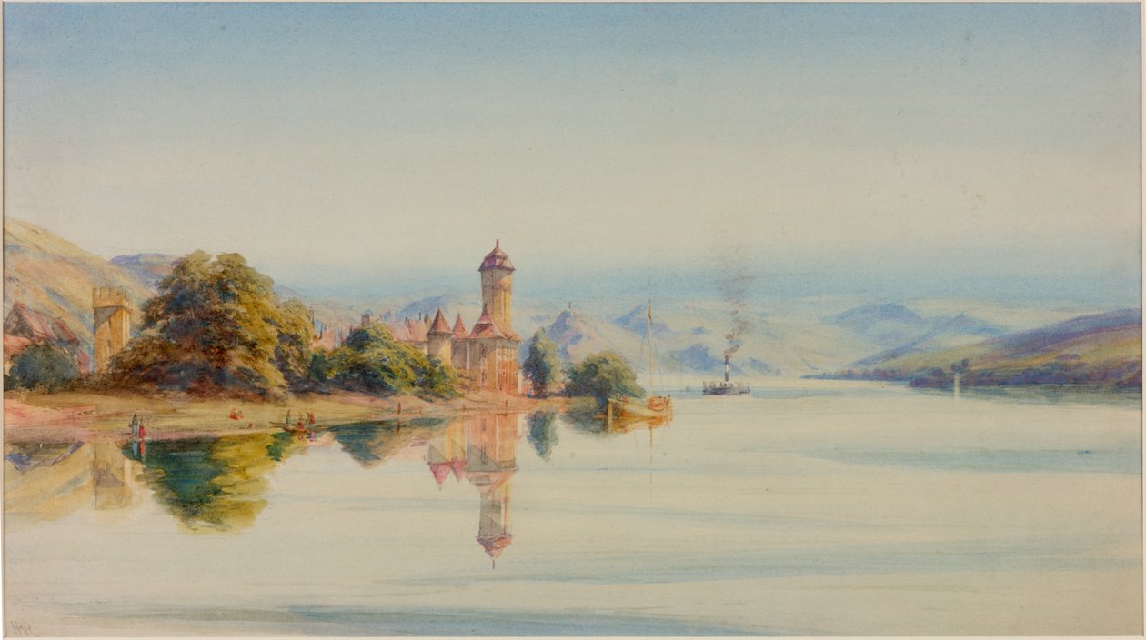 Stolzenfels (lápis e aquarela sobre papel) de Henry Burdon Richardson