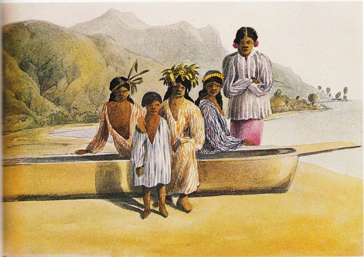 Família no Tahiti de Henry Byam Martin