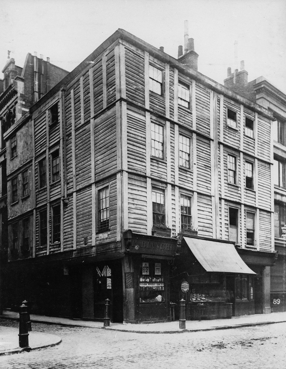 Esquina da Rua Fore e Milton Street, c.1884 de Henry Dixon