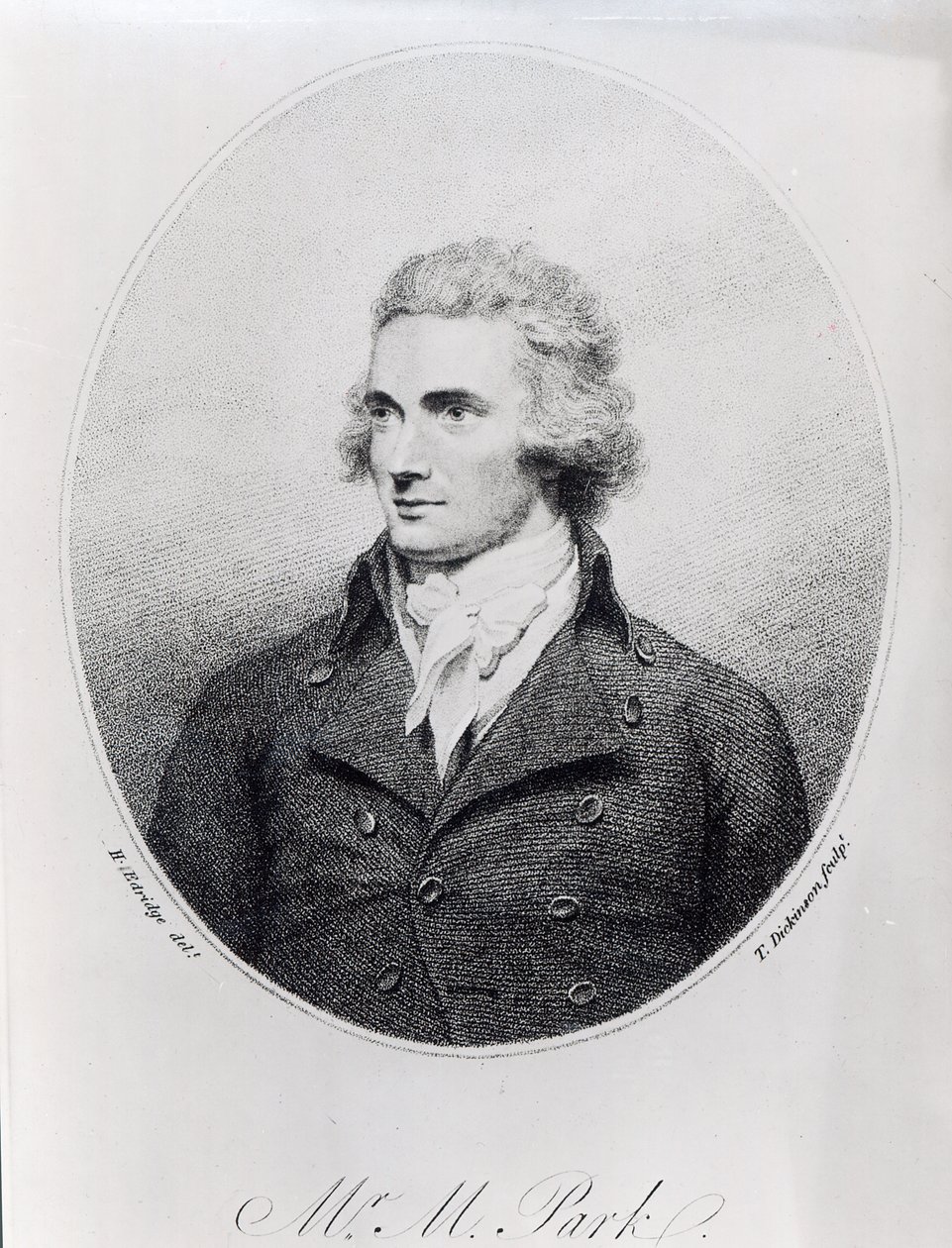 Mungo Park, gravado por T. Dickinson de Henry Edridge