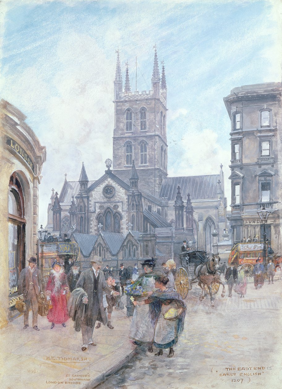 St. Saviour, Southwark, ponte de Londres de Henry Edward Tidmarsh