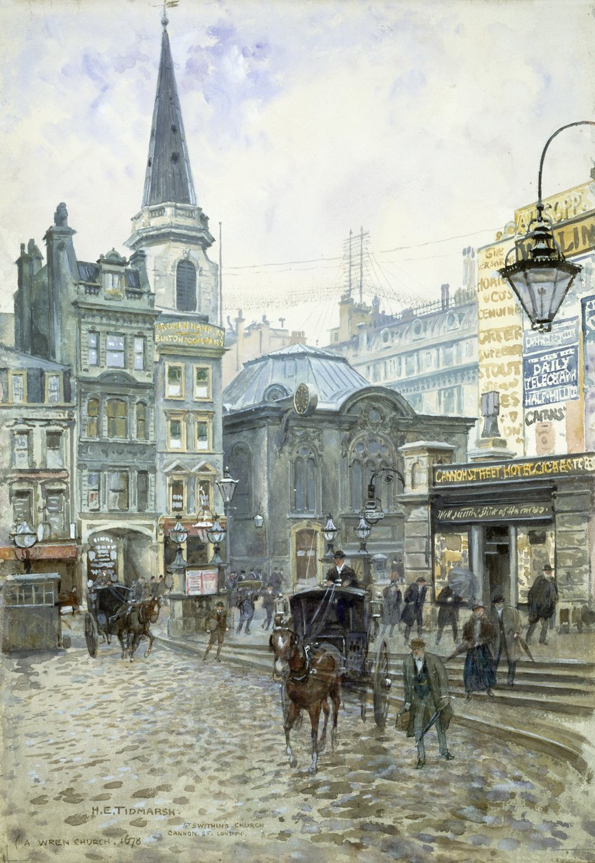 Igreja de St. Swithin: Cannon Street de Henry Edward Tidmarsh