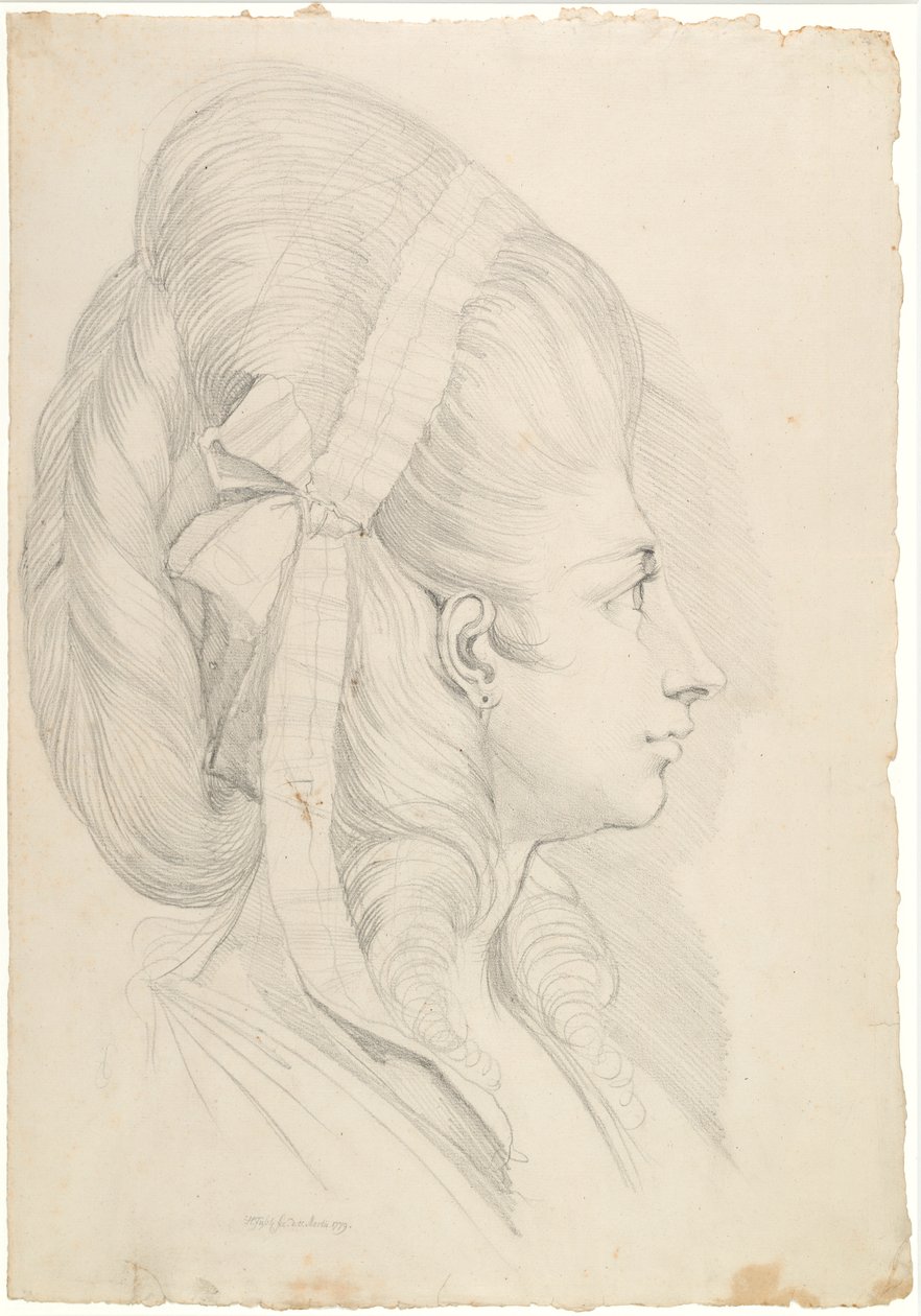 Retrato de Anna Magdalene suíça, née Hess de Johann Heinrich Füssli