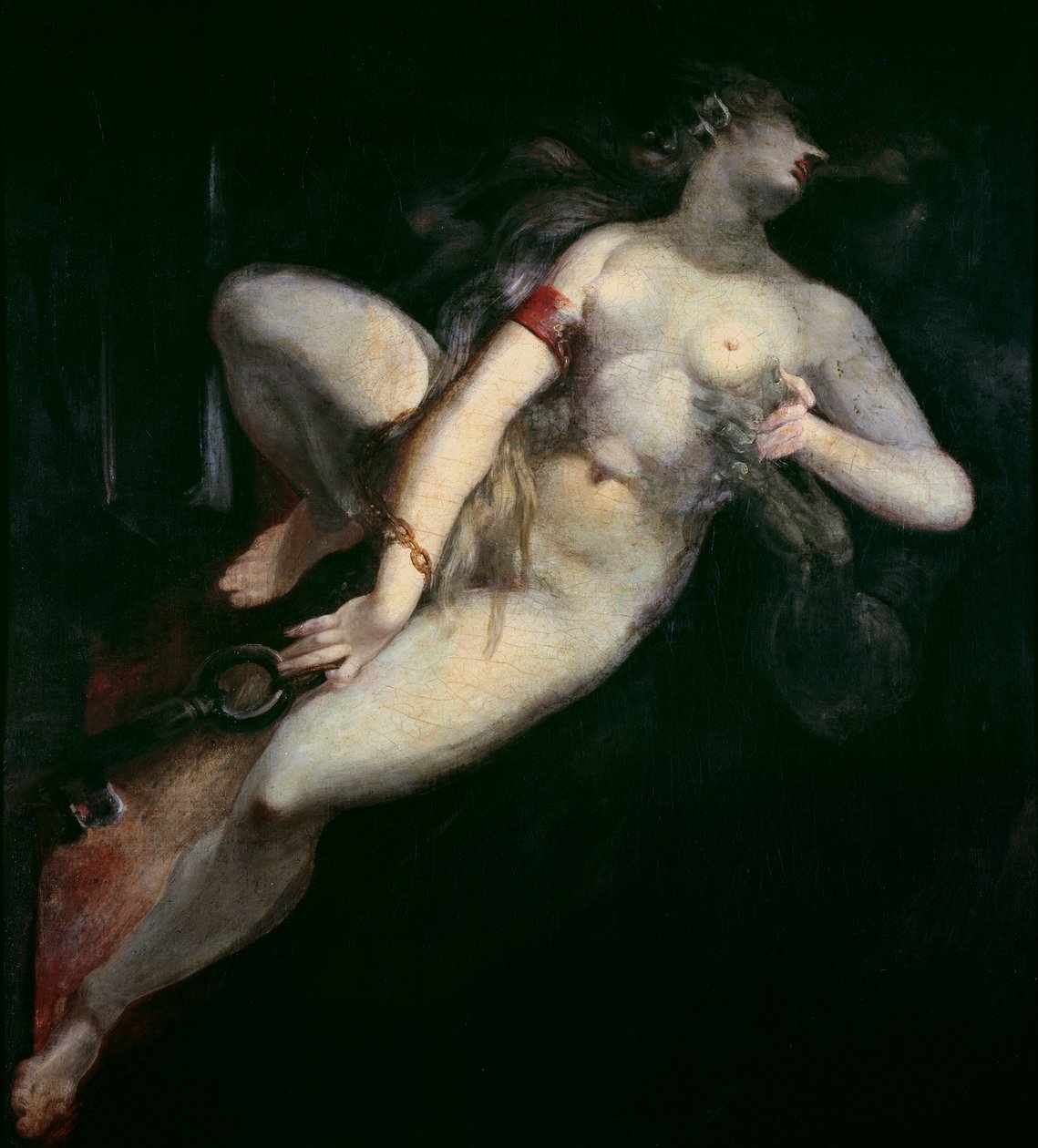 Pecado Perseguido pela Morte de Johann Heinrich Füssli