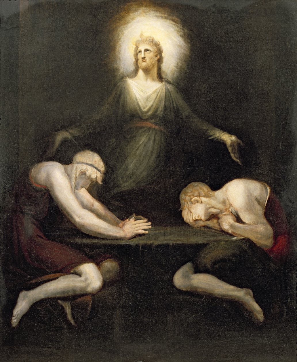 A Aparição de Cristo em Emaús, 1792 de Johann Heinrich Füssli