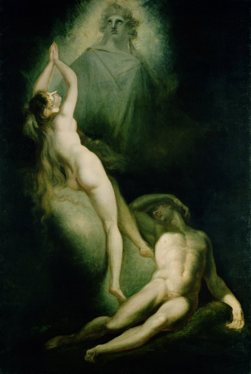 A criação de Eva, 1791-93 de Johann Heinrich Füssli