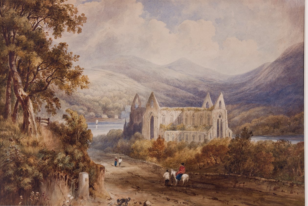 Abadia de Tintern, c.1840 de Henry Gastineau