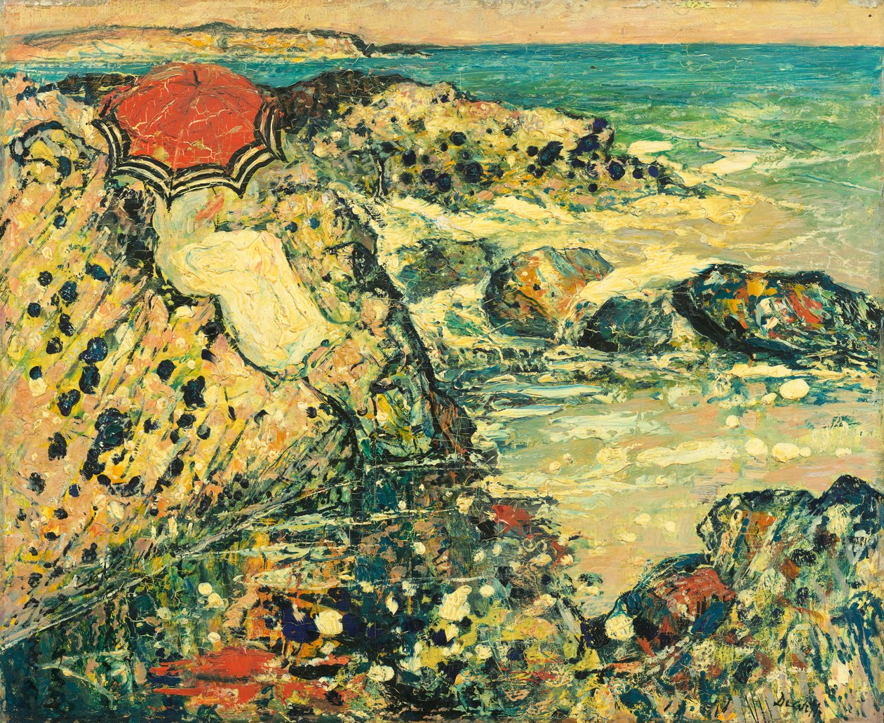 Manchas de Espuma, c.1911-12 (óleo sobre madeira) de Henry Golden Dearth