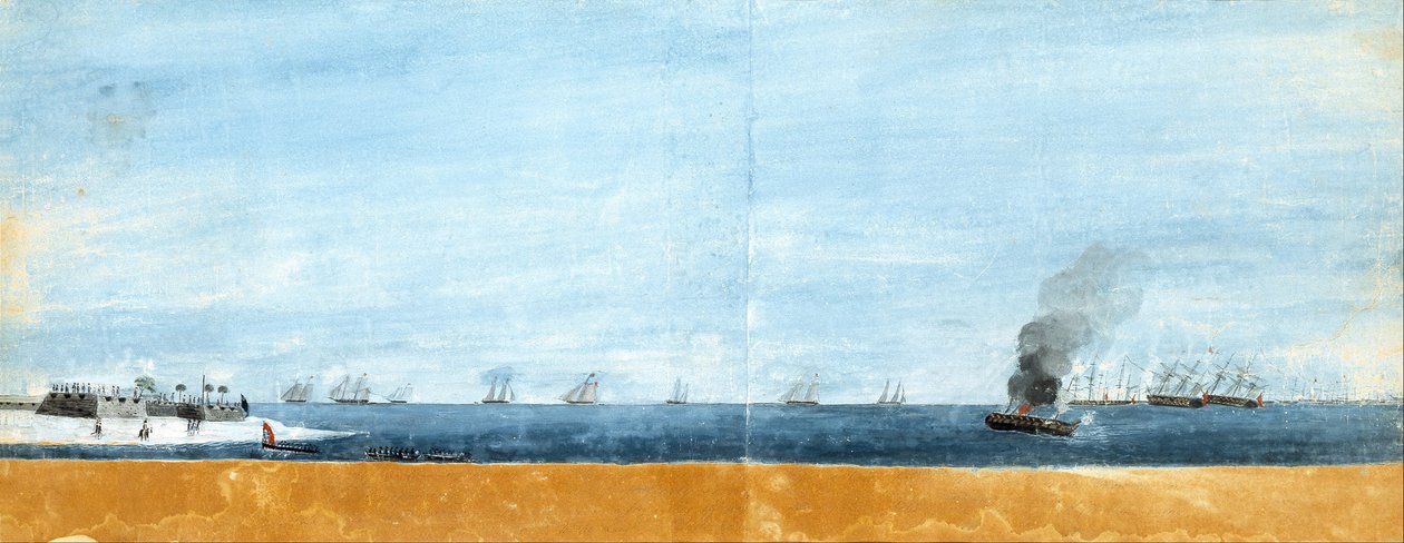 A manhã após o ataque na ilha de Sullivans, 29 de junho de 1776 de Henry Gray