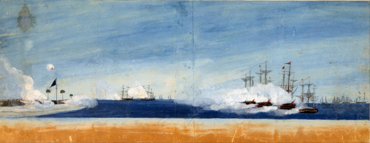 O ataque mal sucedido no forte na ilha de Sullivans de Henry Gray