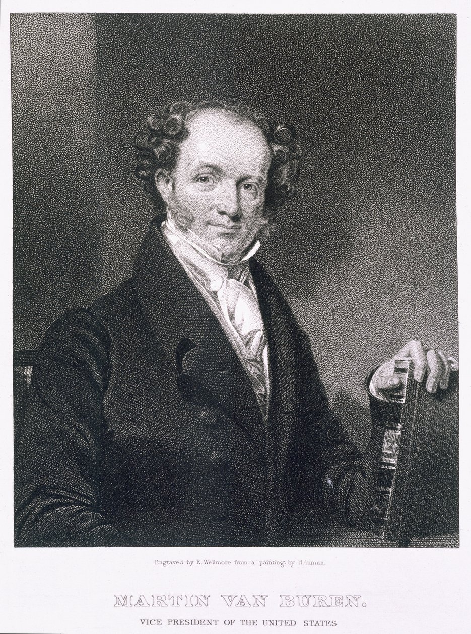 Martin Van Buren, gravado por E. Wellmore de Henry Inman