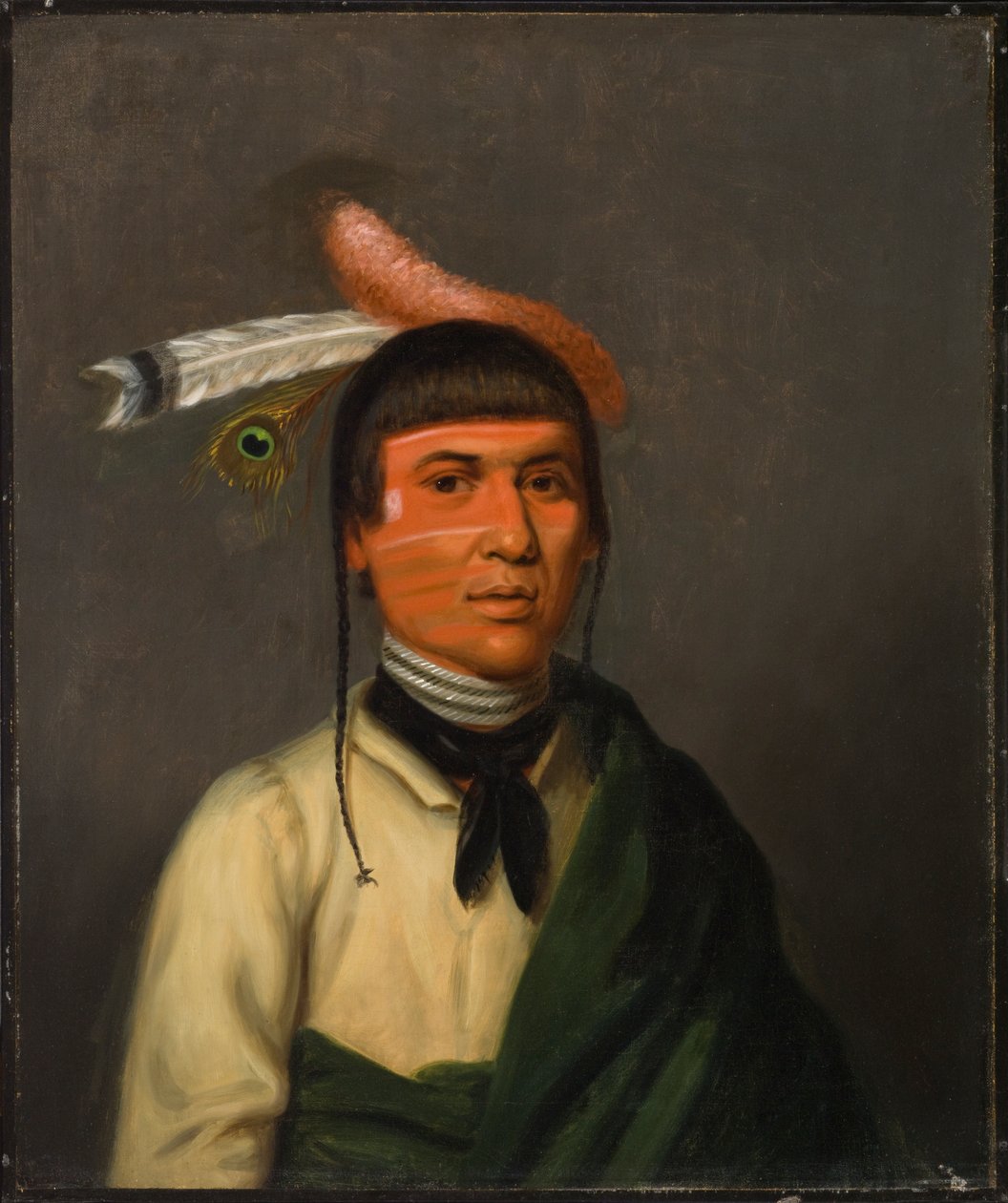 No-Tin (Wind), um chefe Chippewa de Henry Inman