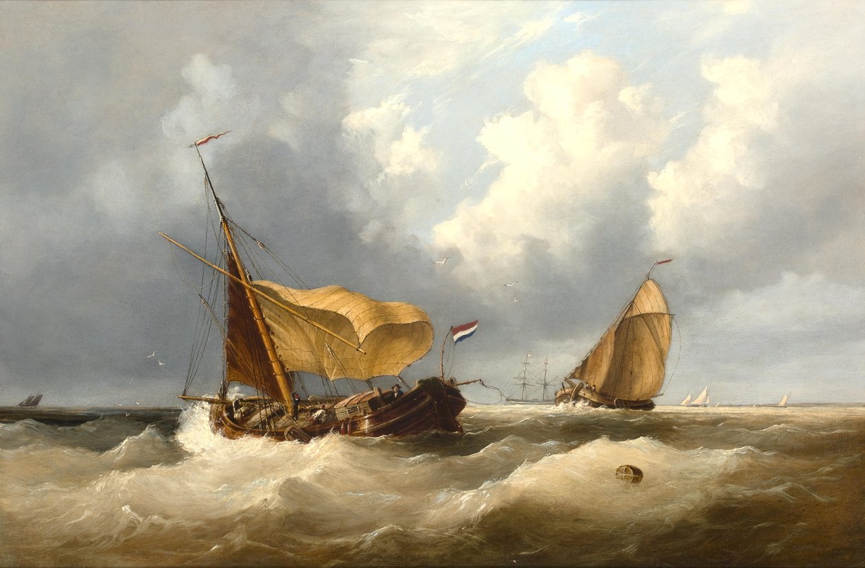 pescadores no mar de Henry King Taylor