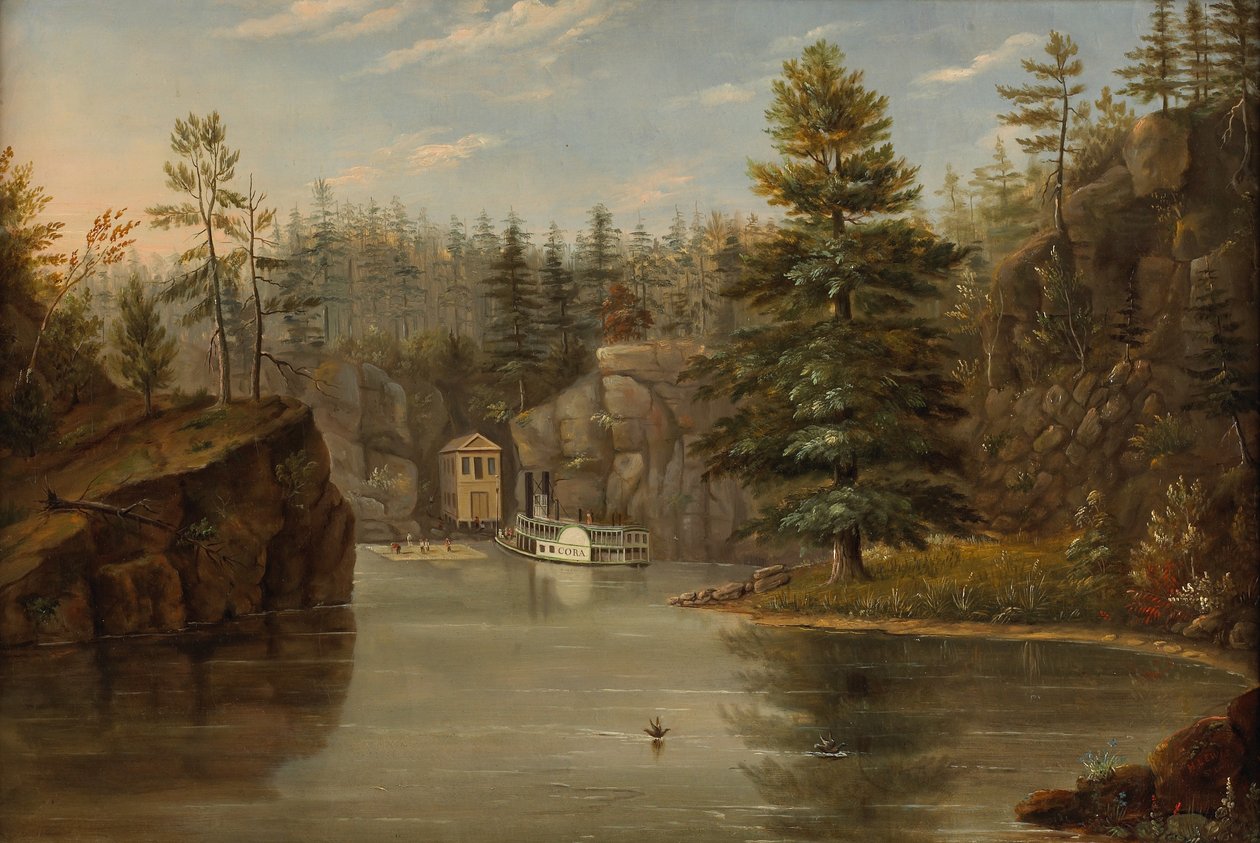 Desfiladeiro do St. Croix, 1847 de Henry Lewis