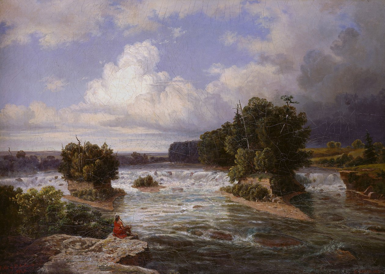 Santo Antônio cai como apareceu em 1848, 1855 de Henry Lewis
