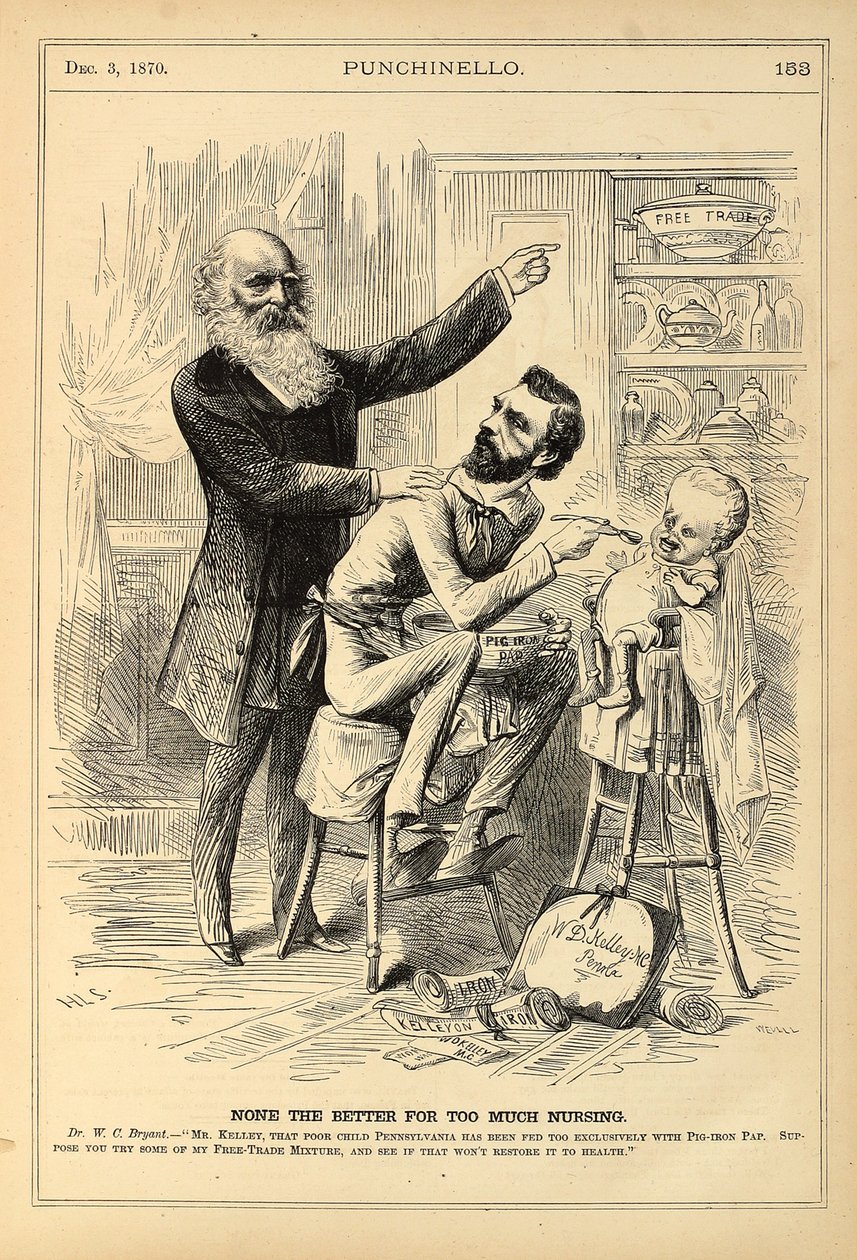 Nenhum o Better for Too Much Nursing, gravado por George Wevill, 1870 de Henry Louis Stephens