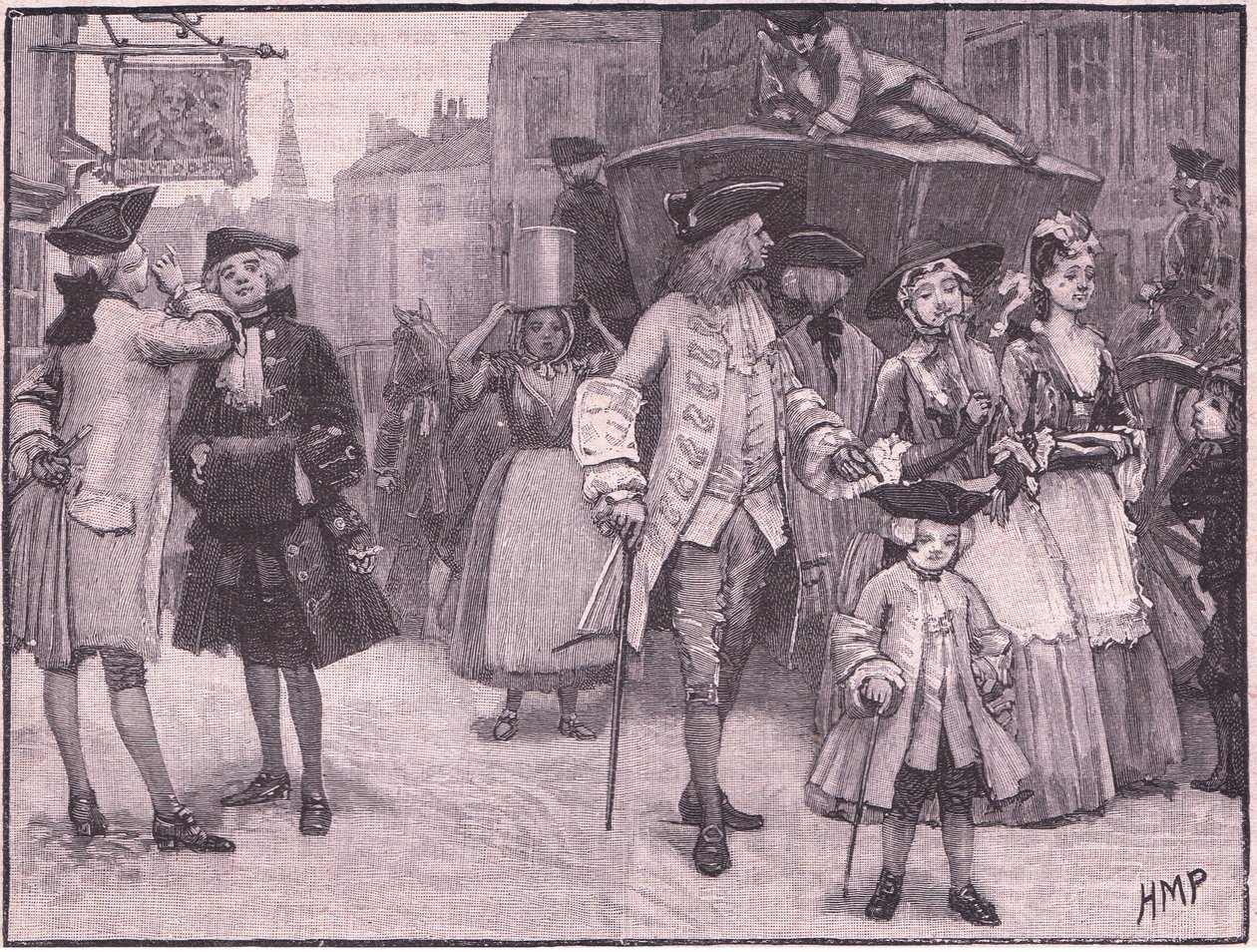 Trajes do período de George III de Henry Marriott Paget