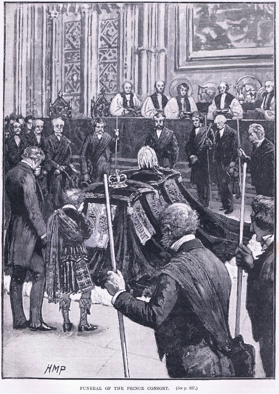 Funeral do Príncipe Consorte 1862 AD de Henry Marriott Paget