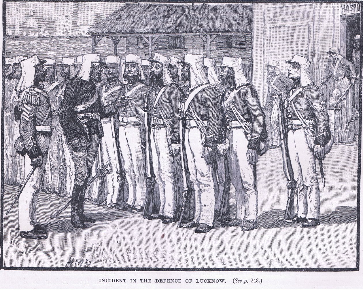 Incidente na defesa de Lucknow 1857 AD de Henry Marriott Paget